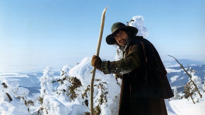Krakonoš a lyžníci
