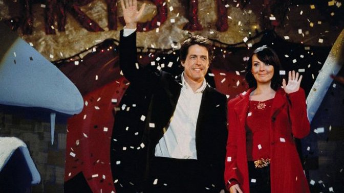 Hugh Grant & Martine McCutcheon ve filmu Láska nebeská
