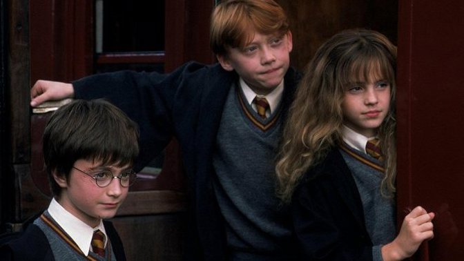 Harry Potter, Ron Weasley, Hermiona Granger