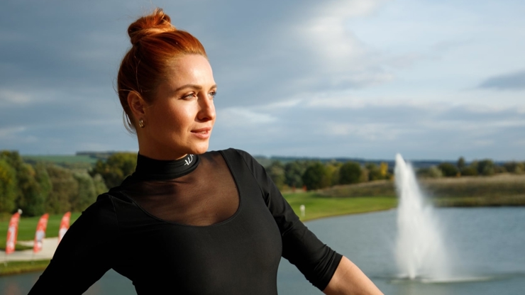 Romana Pavelková golf miluje.