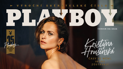 FOTO: Hlavní tváří červnového Playboye se stala herečka Kristýna Hrušínská.