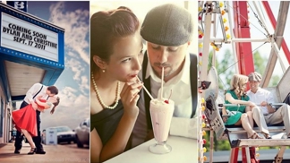 11 originálních fotografií zachycujících právě  zasnoubené páry