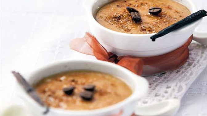 Crème brûlée s kávou a likérem Baileys