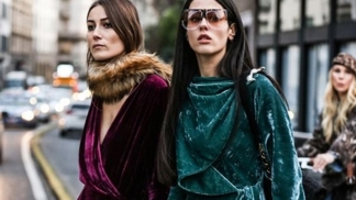 10 celebrit, které oblékly samet jako nový trend letošního podzimu