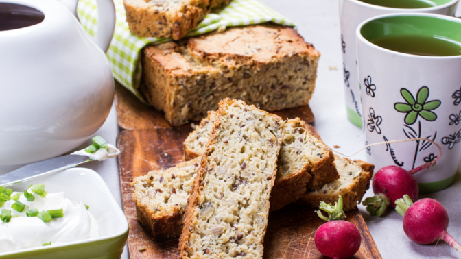 Recept: Bezlepkový celozrnný chléb