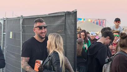 FOTO: Dominika Myslivcová s partnerem na Majálesu.