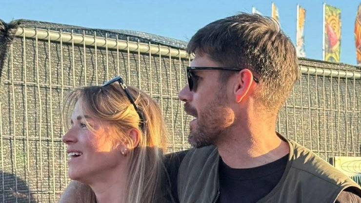 Veronika Kopřivová s Lukášem Třešňákem.