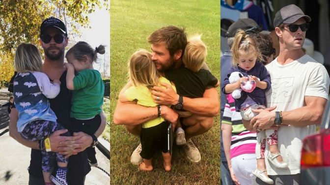 20 důkazů, že je Chris Hemsworth nejlepším tátou na světě