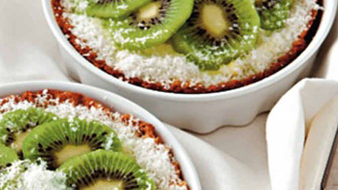 Ořechové koláčky s kiwi