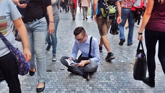 „Chci ukázat lidem, že mohou knihy číst kdekoliv a kdykoliv“