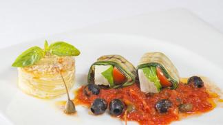 Recept: Cuketové závitky s gratinovanými bramborami