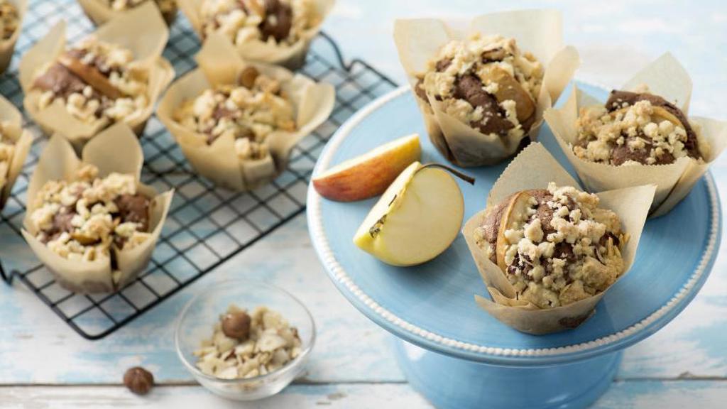 Recept: Muffiny s jablky a lískovými oříšky