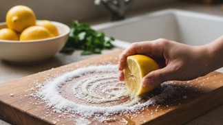 Dřevěné prkénko nepatří do myčky ani na topení. S dezinfekcí pomůže ocet a citron