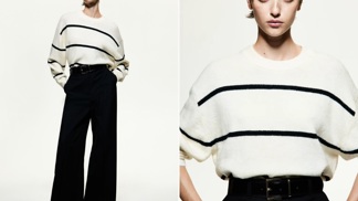 Pletený svetr, H&M, 479 Kč
