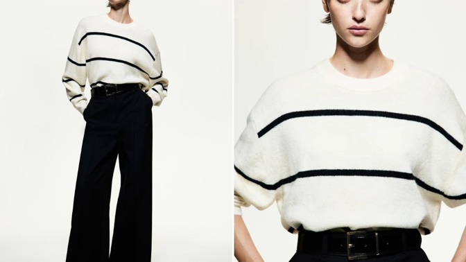 Pletený svetr, H&M, 479 Kč
