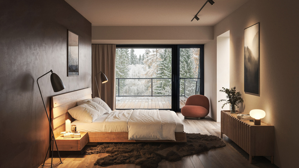 Relaxace u krbu, ranní káva na prostorné terase nebo plavání v privátním bazénu. Apartmány Bramberk kombinují špičkovou architekturu s přírodní harmonií Krkonoš. Přijďte se přesvědčit, že bydlení v horách může být skutečně výjimečné.
Relaxace u krbu, ranní káva na prostorné terase nebo plavání v privátním bazénu. Apartmány Bramberk kombinují špičkovou architekturu s přírodní harmonií Krkonoš. Přijďte se přesvědčit, že bydlení v horách může být skutečně výjimečné.
