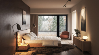 Relaxace u krbu, ranní káva na prostorné terase nebo plavání v privátním bazénu. Apartmány Bramberk kombinují špičkovou architekturu s přírodní harmonií Krkonoš. Přijďte se přesvědčit, že bydlení v horách může být skutečně výjimečné.
Relaxace u krbu, ranní káva na prostorné terase nebo plavání v privátním bazénu. Apartmány Bramberk kombinují špičkovou architekturu s přírodní harmonií Krkonoš. Přijďte se přesvědčit, že bydlení v horách může být skutečně výjimečné.