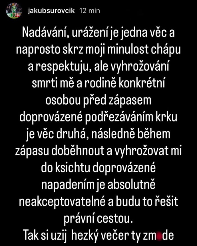 Jakub Surovčík na sociálních sítích popsal peklo, které zažil v Edenu.