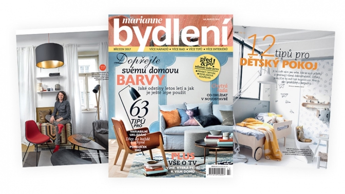 Březnové číslo Marianne Bydlení je tu! Březnové číslo Marianne Bydlení je tu!