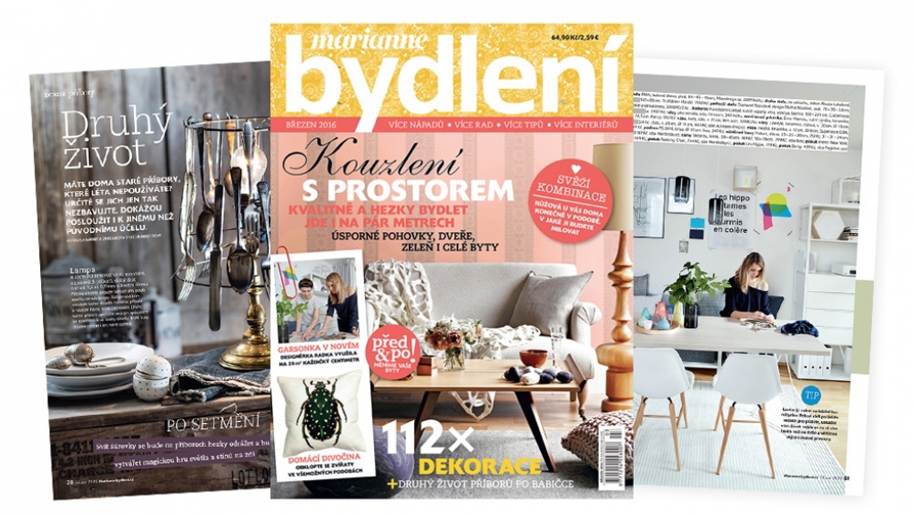 Březnové Marianne Bydlení je na stáncích!