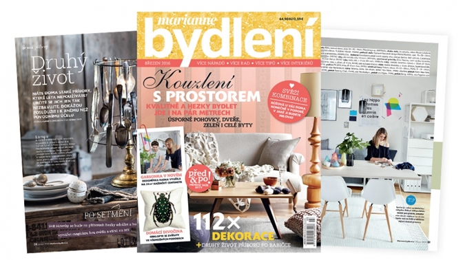 Březnové Marianne Bydlení je na stáncích! Březnové Marianne Bydlení je na stáncích!