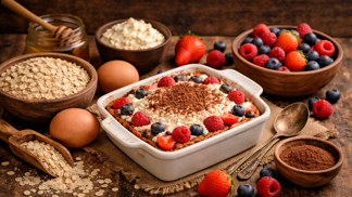 Mlsat můžete i zdravě: Oslaďte si život zapečeným proteinovým dezertem s ovocem 