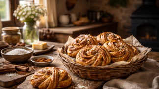 Chuť a vůně legendárního švédského pečiva: Skořicové pletánky kanelbullar vás okouzlí