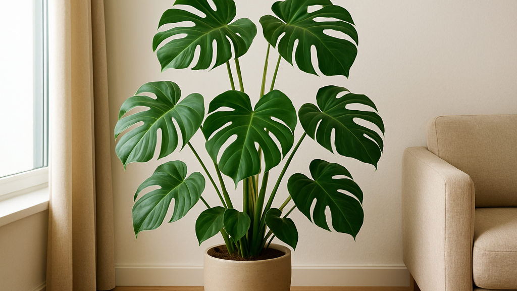 Monstera v interiéru
