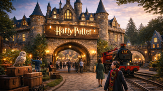 Harry Potter hotel - ilustrační obrázek
