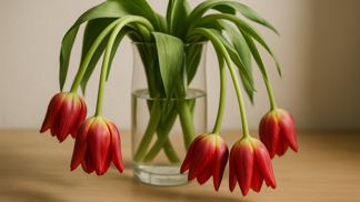 Povadlé tulipány
Povadlé tulipány