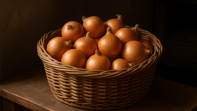 Cibule a skladování
