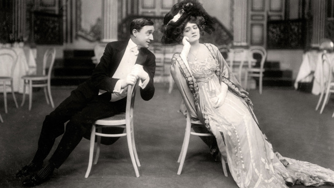 Lily Elsie a Joseph Coyne v roce 1907. 
