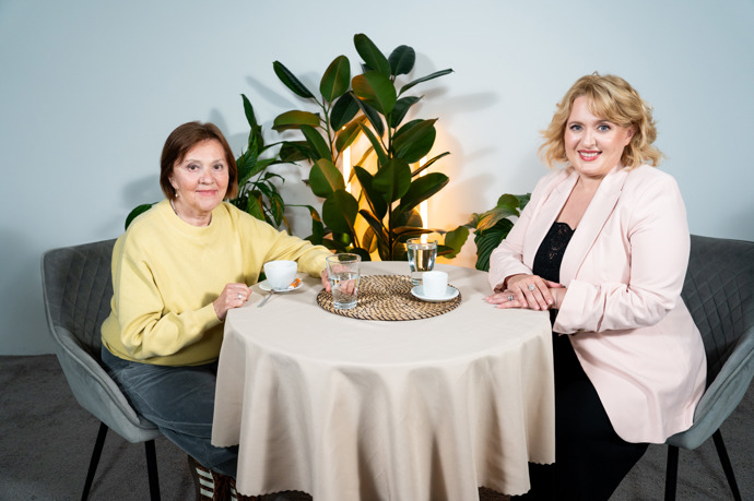Herečka Lenka Termerová navštívila talkshow Na kafeečko.
