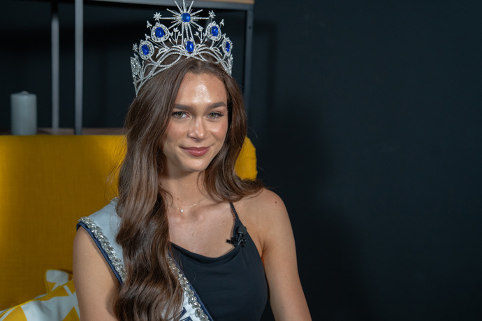 Lucie Pisková v pořadu eXtra host.