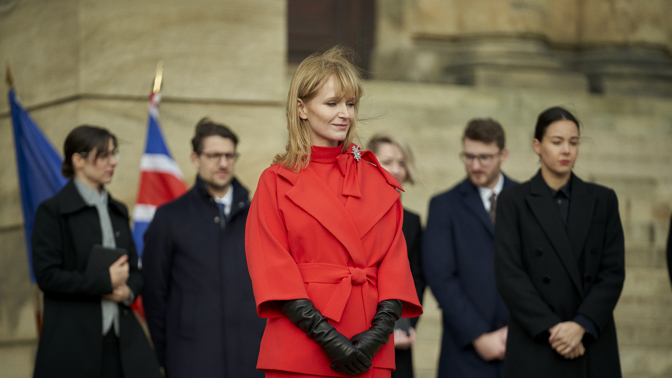 Aňa si zahrála prezidentku
