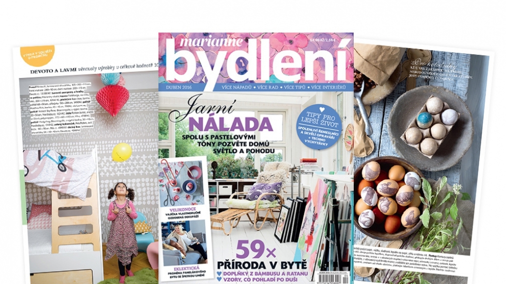 Dubnové Marianne Bydlení je na stáncích! Dubnové Marianne Bydlení je na stáncích!