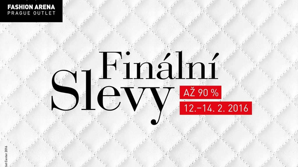 Finální zimní výprodeje ve Fashion Areně vrcholí na Valentýna!