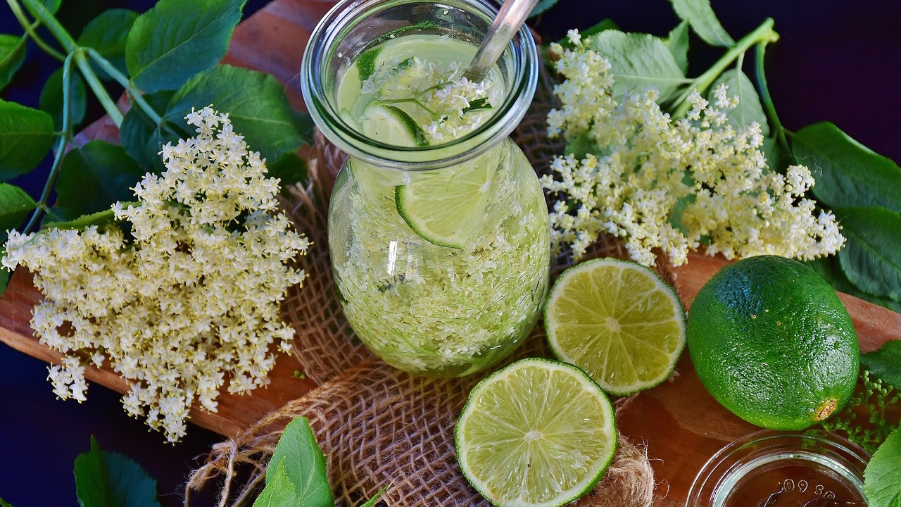 Bezový sirup.