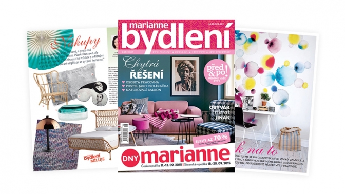 Zářijové Marianne Bydlení je ode dneška v prodeji!