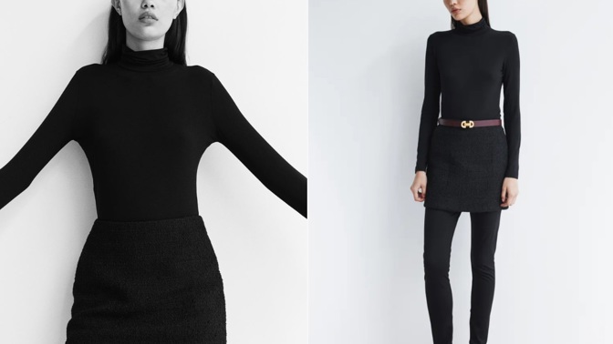 Minisukně, H&M, 619 Kč
