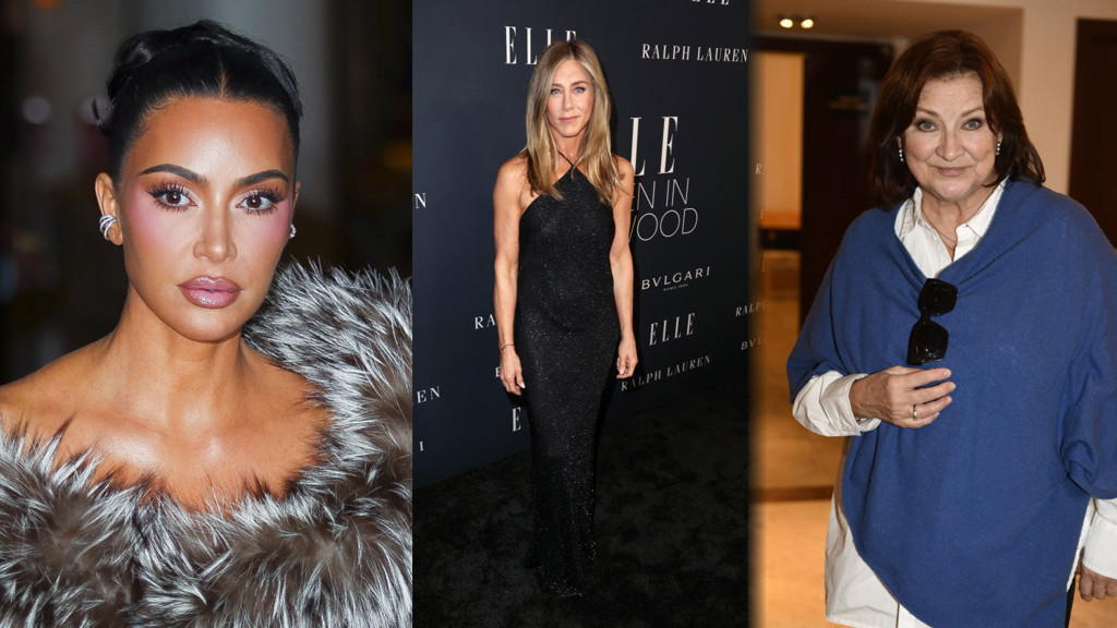 Kim Kardashian, Jennifer Aniston a Zlata Adamovská Kim Kardashian, Jennifer Aniston a Zlata Adamovská