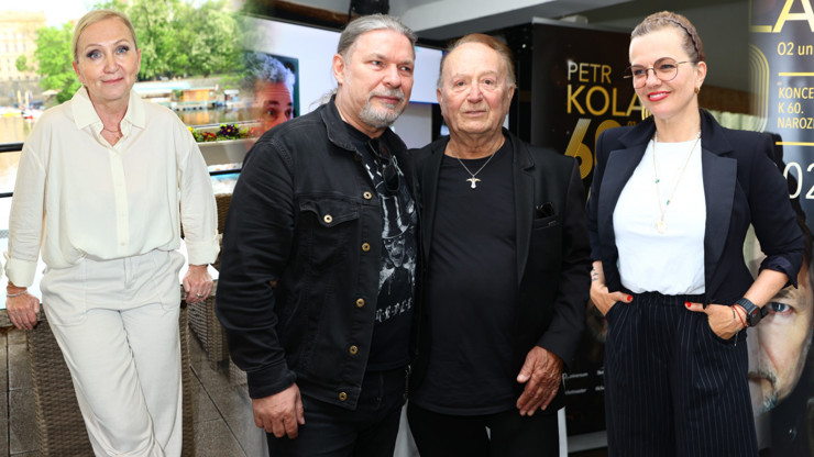 Hvězdy na křtu klipu Petra Jandy a Petra Koláře.