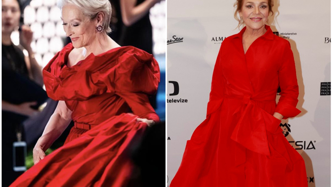 Dagmar Havlová, Meryl Streep Dagmar Havlová, Meryl Streep
