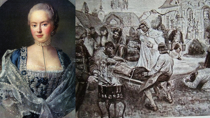 Ruská šlechtična Darja Saltykovova