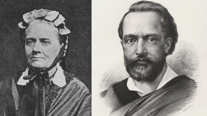 Eleanora Šomková a Karel Hynek Mácha