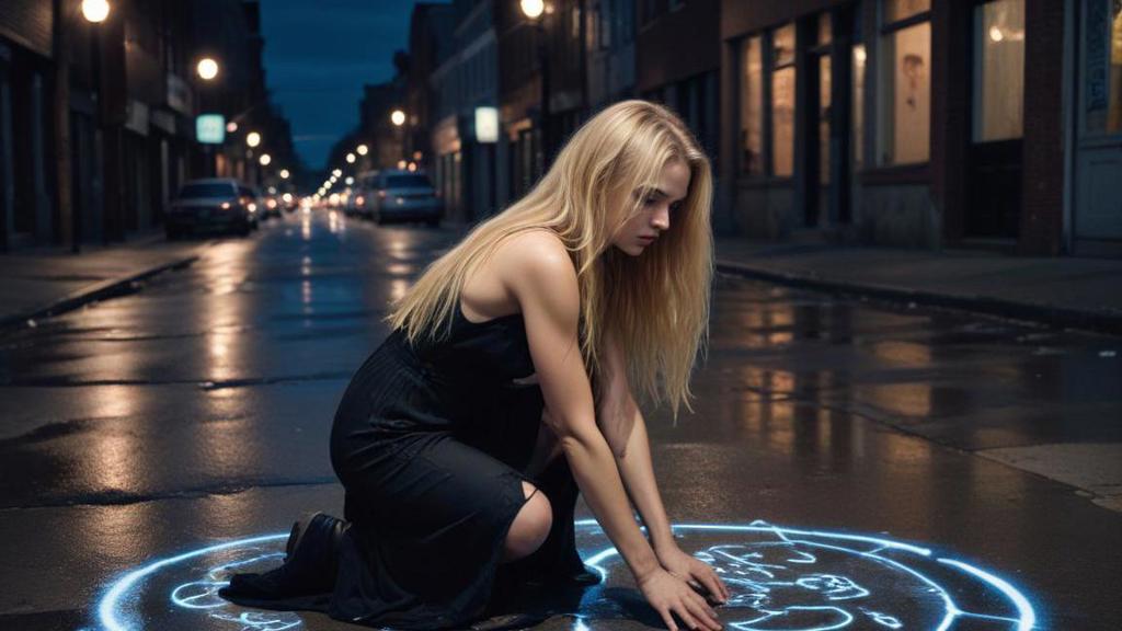 zlomená žena na ulici zlomená žena na ulici