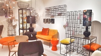 BLOG MONIKY WHITE: Designové trendy z Paříže - barvy, mosaz a hlavně palmy