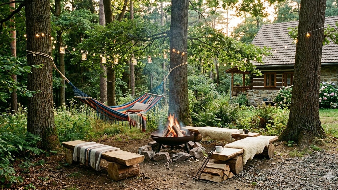 Chalupářské víkendy nemají být jen o sekání trávy a pletí. Odpočiňte si v novém relax koutku na zahradě
