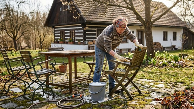 Odzimování zahradního nábytku na chalupě. Jak na jeho čištění a další nezbytnou údržbu?
