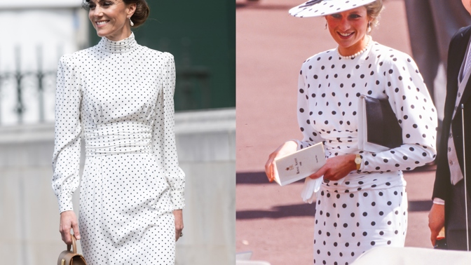 Puntíky Kate a Diana
